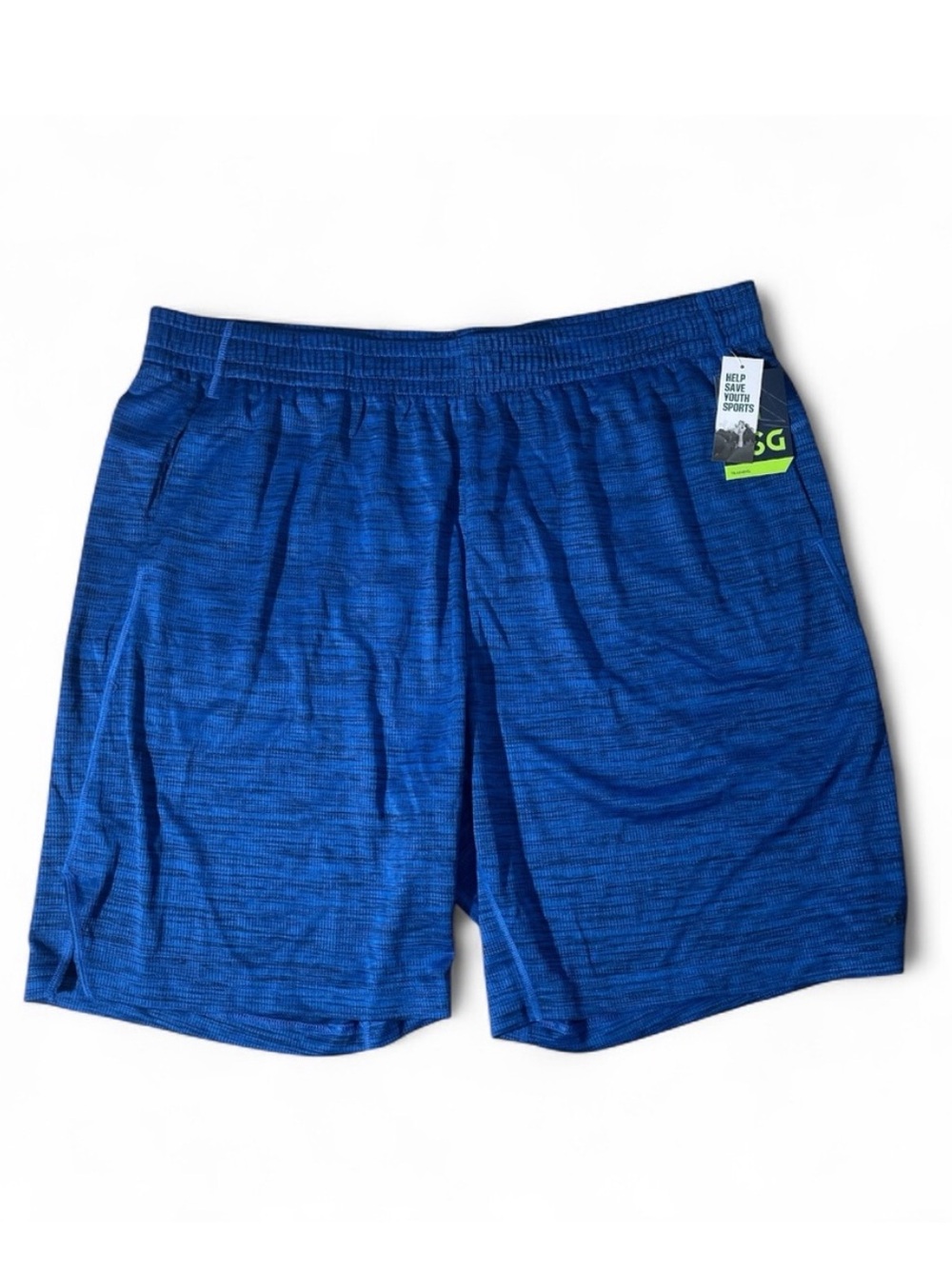 C14- DSG Men's 2X performance shorts NWT New Vibrant Blue Athletic Shorts